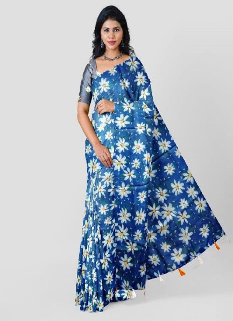 Sc Linen 10 A Digital Printed Wholesale Daily Waer Saree Catalog
